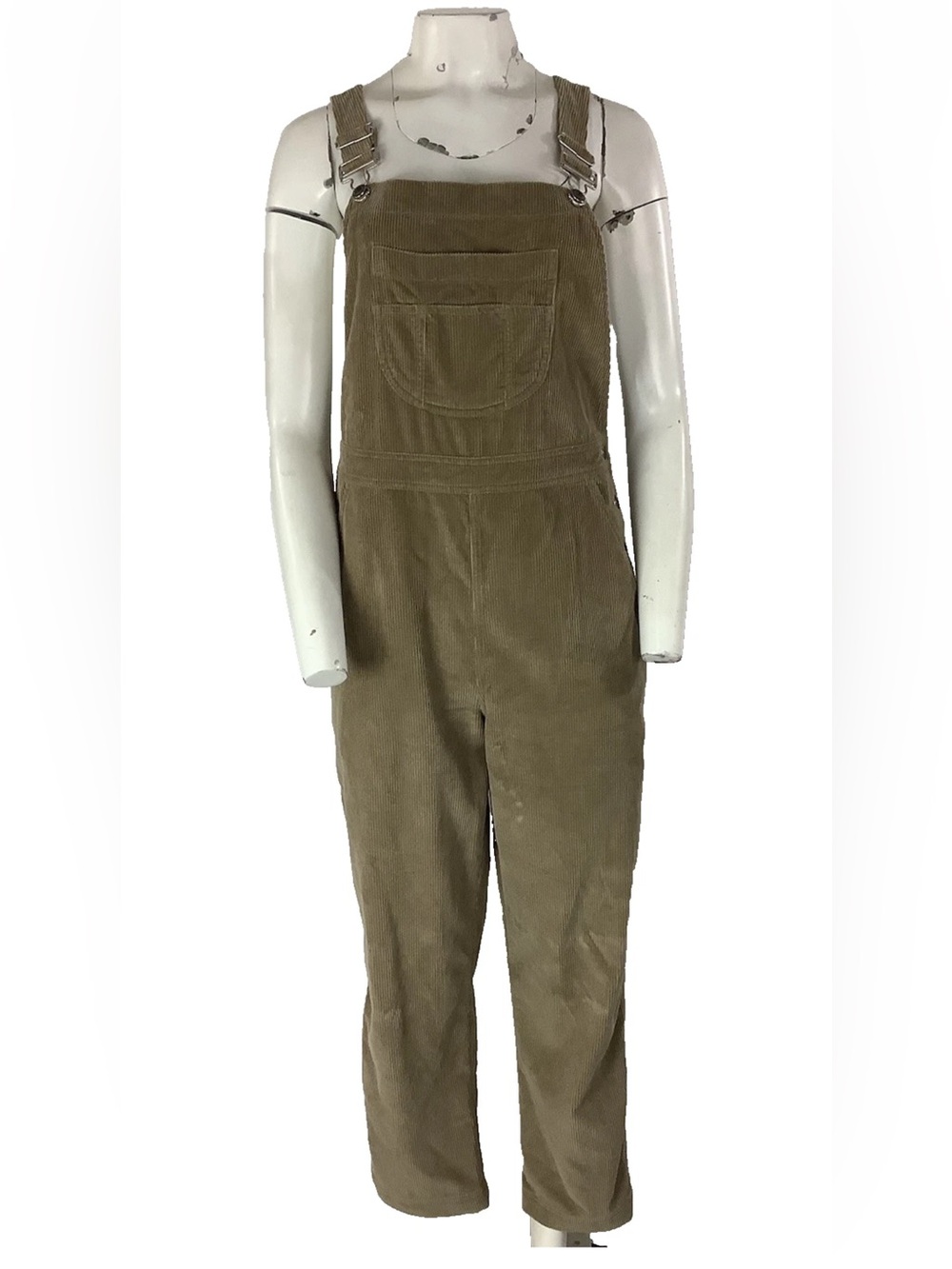 The Territory Ahead Sz M Corduroy Boho Festival Fall Outdoor Overalls Tan